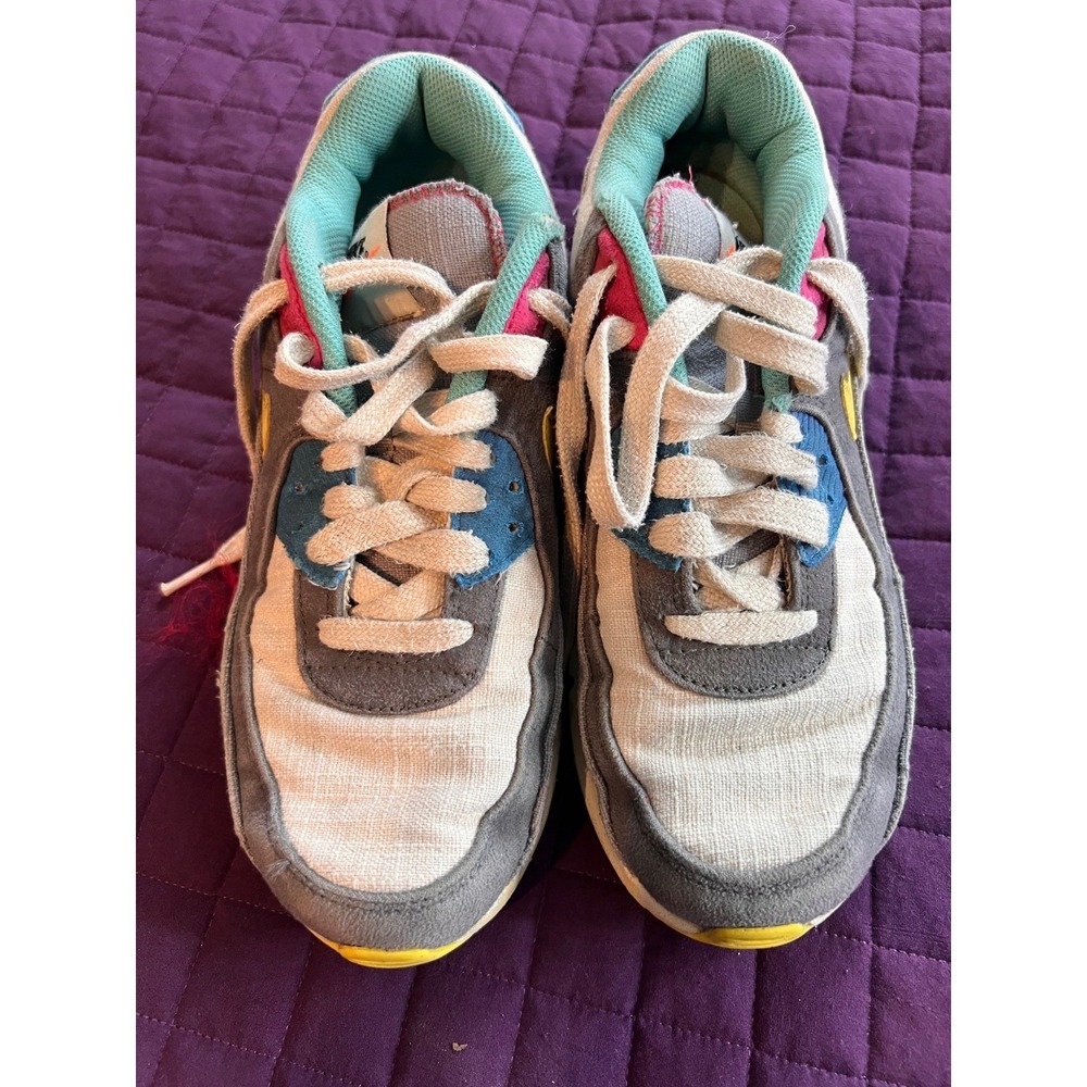 Women's Nike AIR MAX 90 GS Multi‎ Sprung Caterpillar Shoes Size 7Y